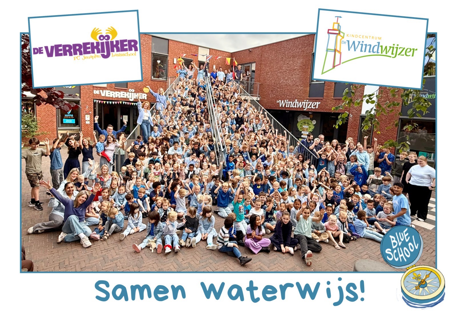 Afsluiting Blue school